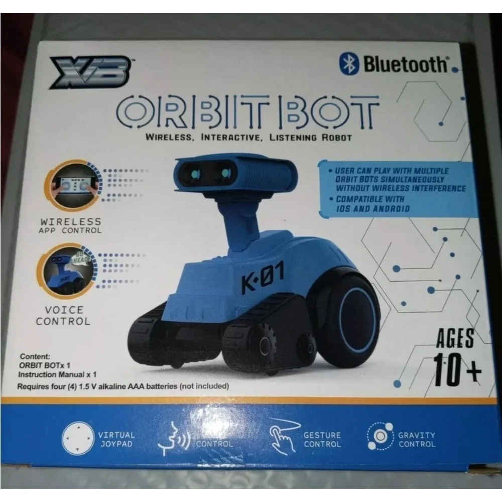 X/B ORBIT BOT, Brand New In Box, Wireless, Interactive, Listening Robot!